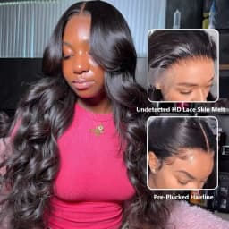 30inch Vietnamese Body Wave 250% Density 13x6 HD Lace Front Human Hair Wigs Raw 13x4 Frontal Wigs Women Glueless Closure Wig