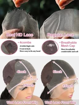 30inch Vietnamese Body Wave 250% Density 13x6 HD Lace Front Human Hair Wigs Raw 13x4 Frontal Wigs Women Glueless Closure Wig