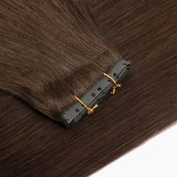 16inch Butterfly Weft Hair Extensions Human Hair Glueless OVO Pu Hole Genius Hand Tied Invisible DIY Double Weft Hair Extensions