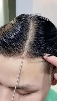 0.02mm Super thin Male Hair Prosthesis Skin Wigs for men 6" Men's capillary prothesis 100% Human Hair Thinnest Skin Toupee Men