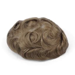0.02mm Super thin Male Hair Prosthesis Skin Wigs for men 6" Men's capillary prothesis 100% Human Hair Thinnest Skin Toupee Men