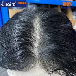 0.02mm Super thin Male Hair Prosthesis Skin Wigs for men 6" Men's capillary prothesis 100% Human Hair Thinnest Skin Toupee Men