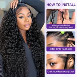 Burmese Curly Crochet Human Hair Extension Water Wave Brazilian Weave Pre Separated Knotless Feather Crochet Hair Bundles Black 30 Inch Deep Wave Curly Human Hair Wigs