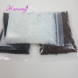 500g/bag Brown 100% Real Italian Keratin Glue Beads Strong Adhesion Grain for I U-Tip Hair Fusion