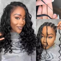 Body Wave Crochet Human Hair 12A Pre-Separated Knotless Crochet Virgin Feather Hair Extensions Human Afro Hair For Women