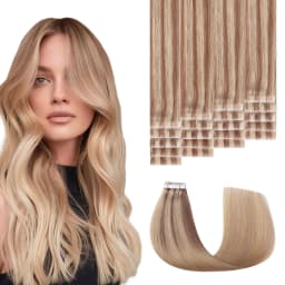 Sweetmet Invisible Tape in Hair Extensions Real Human Hair 3rd-Generation Pro3.0#1 Jet Black Color 20pcs 30g-50g 14inch-22inch Seamless Injected Hand-Tied Remy Quality Invisi Edge Tape in Extensions(#1)