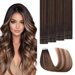 Sweetmet Invisible Tape in Hair Extensions Real Human Hair 3rd-Generation Pro3.0#1 Jet Black Color 20pcs 30g-50g 14inch-22inch Seamless Injected Hand-Tied Remy Quality Invisi Edge Tape in Extensions(#1)