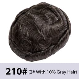 Australia Toupee With Clips Male Hair Prosthesis French Lace & Pu Base Clip-On Men's Wigs Replacement Natural Human Hair Systems