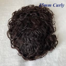 Curly Brown Color Men's Wig Male Hair Prosthesis Mono Hair Wigs For Men Durable Men's Wigs 100% Human Hair Prosthesis for Men