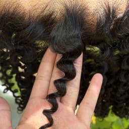 Phashion Real HD Full Long 13x6 13X4 Lace Frontal Only Burmese Curly Curl Wave Pre Plucked Swiss Closure Human Hair For Women