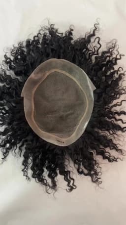 Curly Wigs Hair Prosthesis Man 25mm 15mm 10mm Curly Natural Human Hair Wigs For Men French Lace Man Curly Hair Systems Hairpiece