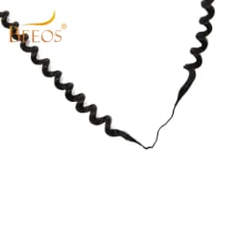 Feather Crochet Human Hair Extensions Afro Kinky Curly Knotless Pre-Separated Crochet Hair Extension Lightweight For Boho Braid