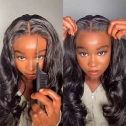 400 Density Super Double Drawn Glueless Wig Human Hair Loose Deep 13x6 HD Lace Frontal Wig 360 Full Lace Preplucked Remy Hair