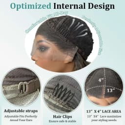 Highlight wig Natural Brown Lace front Wig For White Women Medium Long Wig Silky Straight High Quality