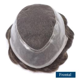 Men's Capillary Prothesis Lace PU Toupee Men Wigs For Men Wig Soft Male Hair Prosthesis 100% Human Hair System Natural Hairpiece
