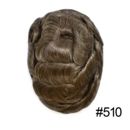 Male Hair Prosthesis Skin 0.02mm Base Toupee Men Wig Human Hair Wigs Undetectable Replacement Systems Men's Capillary Prothesis