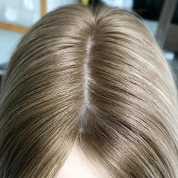 100%Human Hair Topper With Highlights Balayage Ombre Brown Blonde 613# Large Lace Base 6x6inch Hair Toppers 12inch 30cm 1B 02 04