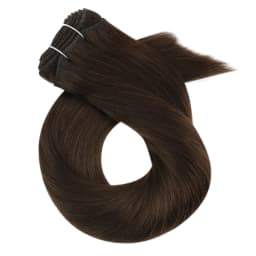 Moresoo Human Hair Bundles Ombre Sew in Extensions Remy Brazilian Hair Natural Straight 100G Hair for Women 100% Real Human Hair