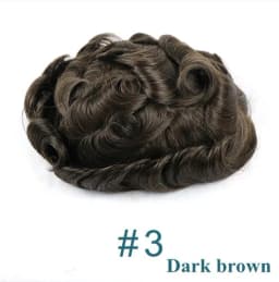Natural Human Hair Men Toupee Natural Hairline Durable Full PU 0.1mm Base Black Grey Undetectable Man Wigs Capillary Prosthesis