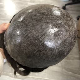 Natural Human Hair Men Toupee Natural Hairline Durable Full PU 0.1mm Base Black Grey Undetectable Man Wigs Capillary Prosthesis
