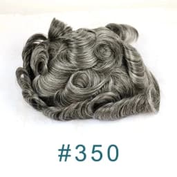 Natural Hairline 80%Density Super Thin 0.02mm Skin Invisible Grey 1B65 1B80 Men Toupee Real Human Hair Capillary Prosthes System