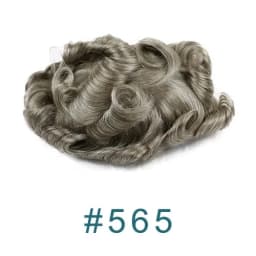 Natural Hairline 80%Density Super Thin 0.02mm Skin Invisible Grey 1B65 1B80 Men Toupee Real Human Hair Capillary Prosthes System