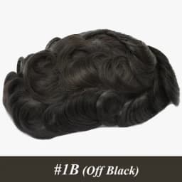 Permier Capillary Male Hair Prosthesis 0.08mm Skin Toupee Mens Wig Double Knots Lace Pu Wig For Men Human Hair Men's Hair System