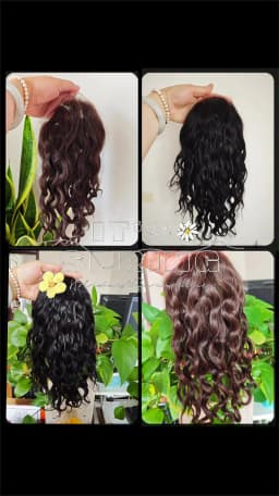 5X7 Lace Closure Remy Human Hair Wigs for Women/Men Hair Topper Swiss Lace with PU Base 9-10 Inch Hair Replacement System