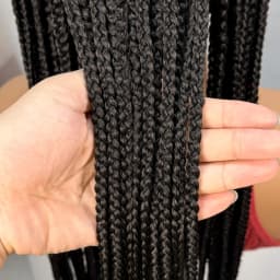 36inch Full Lace Natural Cornrow Braided Wigs Synthetic Braiding Hair Wigs Box Braided Lace Wigs with Baby Hair for Black Women