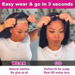 Glueless Wig Human Hair Bone Straight 13x4 13x6 HD Human Hair Lace Front Wig For Black Women Pre Plucked Vietnamese Original 4x4 5x5 Lace Closure Wig Wear And Go