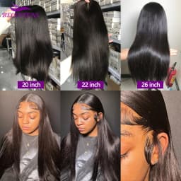 13x4 Straight Human Hair Lace Frontal Wig 12A Virgin Brazilian Hair Wigs for Women Human Hair Wigs on Sale 20-32 inch Wigs