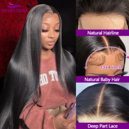 13x4 Straight Human Hair Lace Frontal Wig 12A Virgin Brazilian Hair Wigs for Women Human Hair Wigs on Sale 20-32 inch Wigs