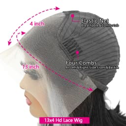 13x4 Straight Human Hair Lace Frontal Wig 12A Virgin Brazilian Hair Wigs for Women Human Hair Wigs on Sale 20-32 inch Wigs