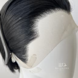Black Short Hair Wig for Man with A Slicked-back Hairstyle Cosplay 13*4 HD Synthetic Lace Front Wig Short Wigs Frontal Peluca