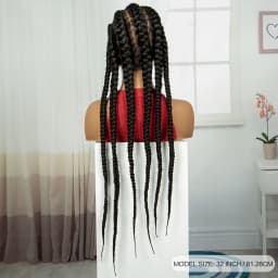 Cornrow Braided Wigs Synthetic Full Lace Braids Wig with Baby Hair Lace Frontal Knotless Braided Lace Wig for Black Women