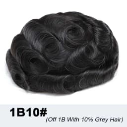 Knotless Skin Male Hair Prosthesis 0.1-0.12mm Skin Hair System For Man Human Hair Men Toupee Men's Capillary Prosthesis Man Wig