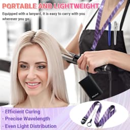 WIKYTINA Professional UV Light Hair Extension Kit - Complete Tool Set with UV Glue Remover Machine UV Hair Extension Machine