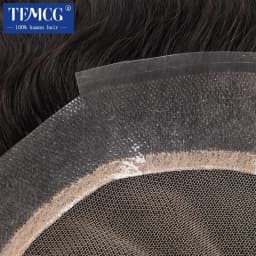 Australia Male Hair Prosthesis Lace PU Base Breathable Natural Hairline Natural Human Hair Toupee Man Wig Exhaust Systems