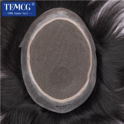 Australia Male Hair Prosthesis Lace PU Base Breathable Natural Hairline Natural Human Hair Toupee Man Wig Exhaust Systems