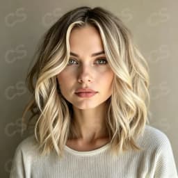 Soft Highlight Blond Body Wave 150 Density 13x4 Lace Front Wig 100% Human Hair with Baby Hair Pre-Plucked
