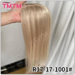 10x12CM Straight Human Hair Toppers For Women Skin Human Hair Piece Cover Breathable Human Hair Topper With 4 Clips In HairPiece