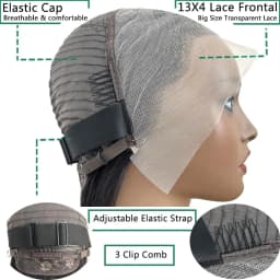 gray 613# Short Pixie Cut Lace Front Wigs 13x4 Human Hair Curly Lace Wig Side Part Pre Plucked with Baby Hair Natural Color Braz