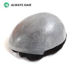 OS25 - Undetectable Mens Toupee Super Thin Skin Hair Replacement System for Men Natural Hairline Wig Man