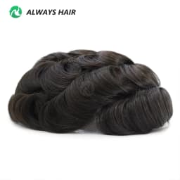 OS25 - Undetectable Mens Toupee Super Thin Skin Hair Replacement System for Men Natural Hairline Wig Man