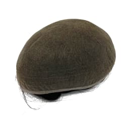 Super Breathable French Lace Hair System All Bleached Knotted Hair Prosthesis for Men All French Lace Human Hair Toupee