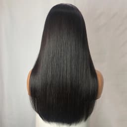 350% Density Double Drawn Straight Lace Wig 13X4 Transparent Lace Frontal Human Hair Wig Brazilian Lace Front Wigs For Women