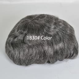 Swiss Lace Human Hair Toupee for Men 8x10 Blond Color 613# Natural Hairline Durable Fine Mono Hair Replacement System for Men