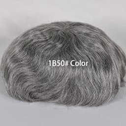 Swiss Lace Human Hair Toupee for Men 8x10 Blond Color 613# Natural Hairline Durable Fine Mono Hair Replacement System for Men