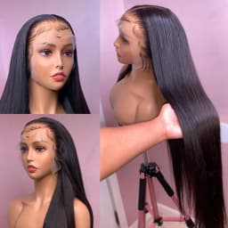 36 42 Inch Straight Lace Front Wigs Human Hair 360 Full Lace Wigs For Women Brazilian Pre Plucked 13x4 13x6 Hd Lace Frontal Wig