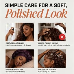 Chocolate Brown Deep Wave Human Hair Extensions Boho Braided Pre-Looped Curly Feather Crochet Hair with Miracle Knots Spiral Curly Hair for Braids
